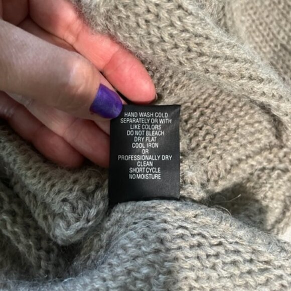 Silvia Novelli Noba Women's Italian Wool Tunic Sweater Made in Italy Size Small - Picture 14 of 14